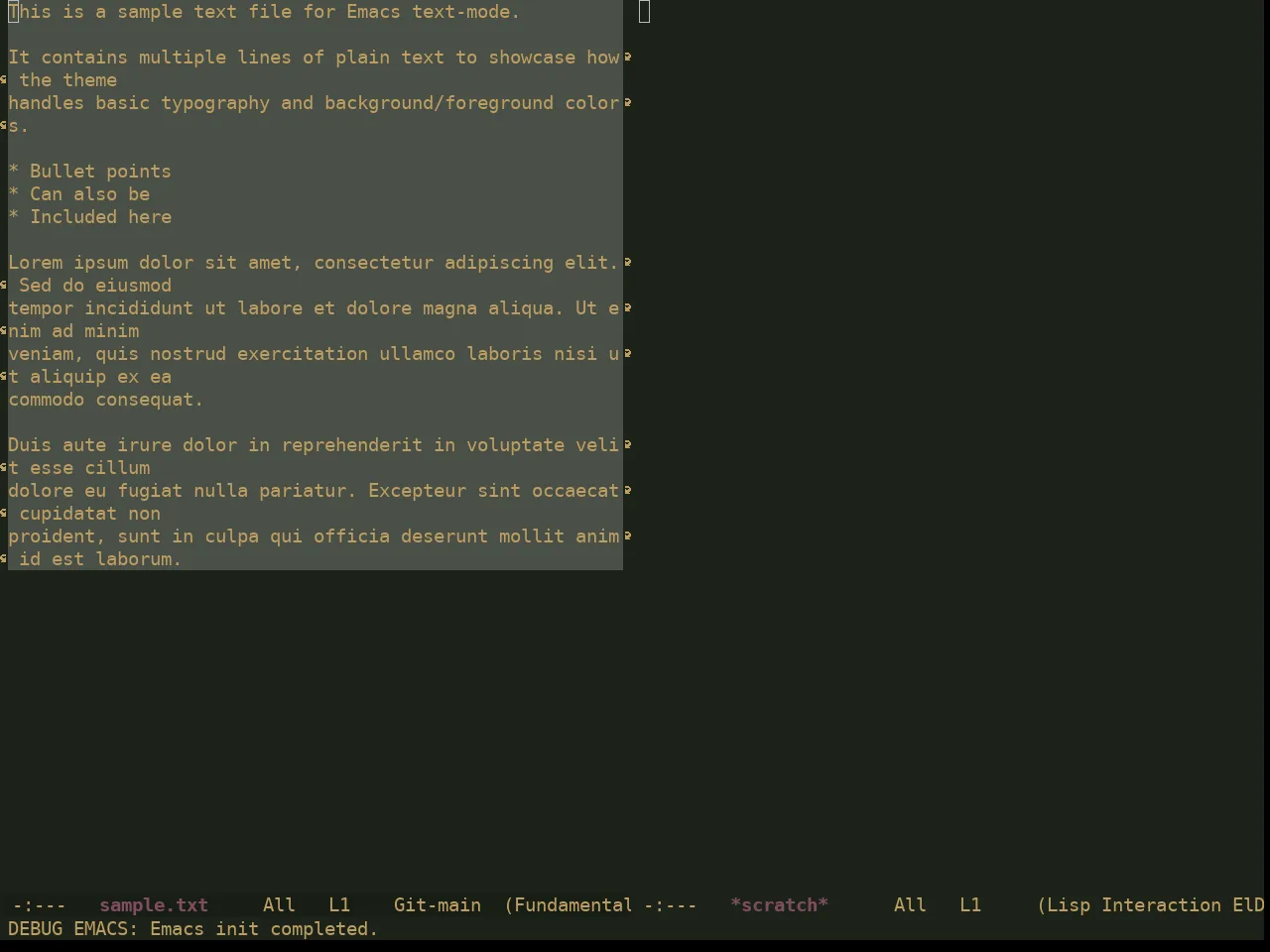 Ewal Dkeg Escen Theme in fundamental-mode