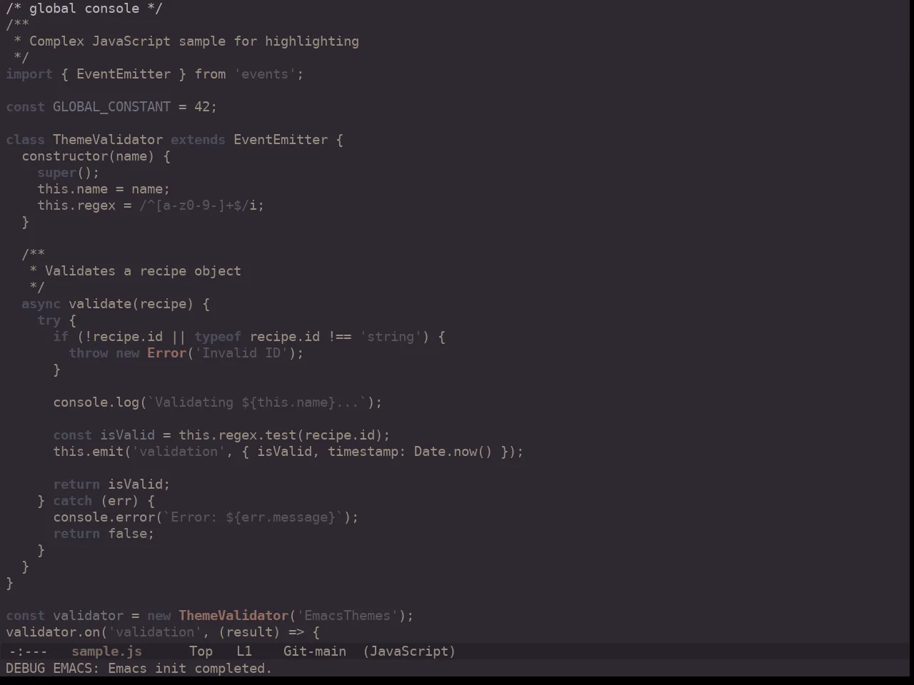 Ewal Dkeg Flapr Theme in javascript-mode