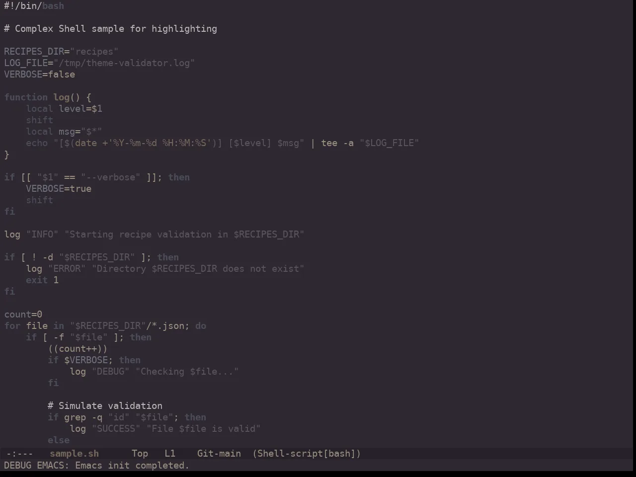 Ewal Dkeg Flapr Theme in sh-mode