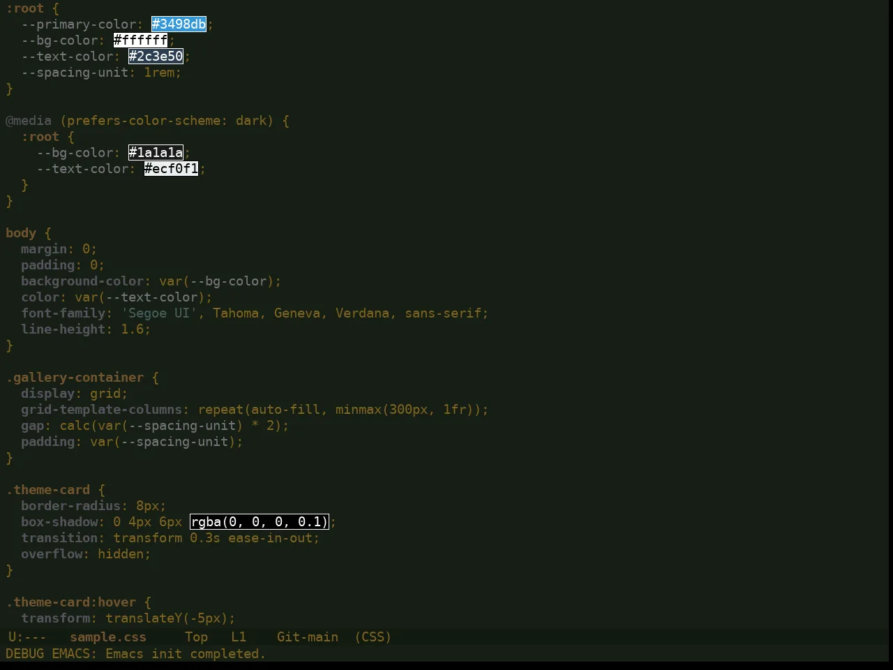 Ewal Dkeg Forst Theme in css-mode