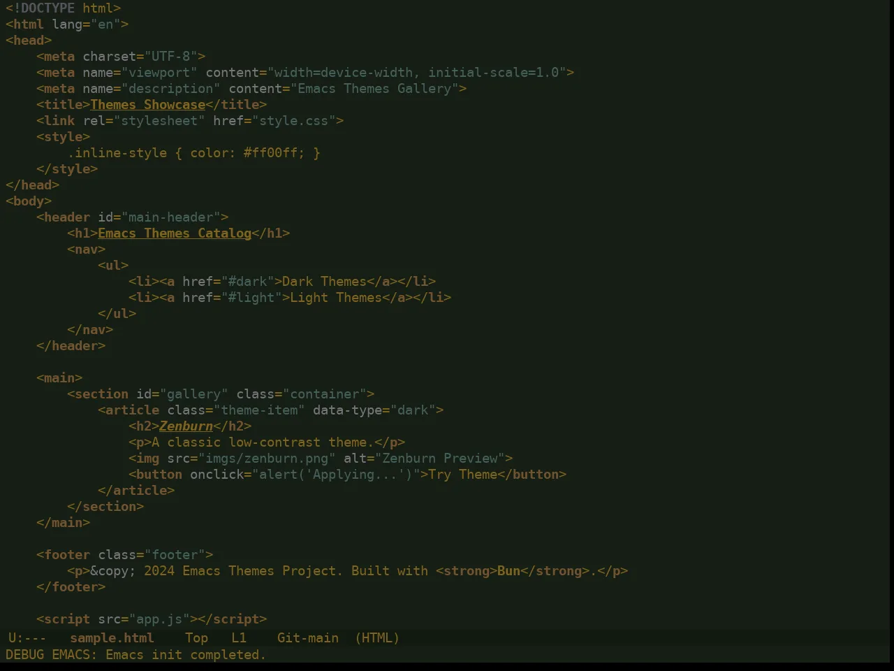 Ewal Dkeg Forst Theme in html-mode