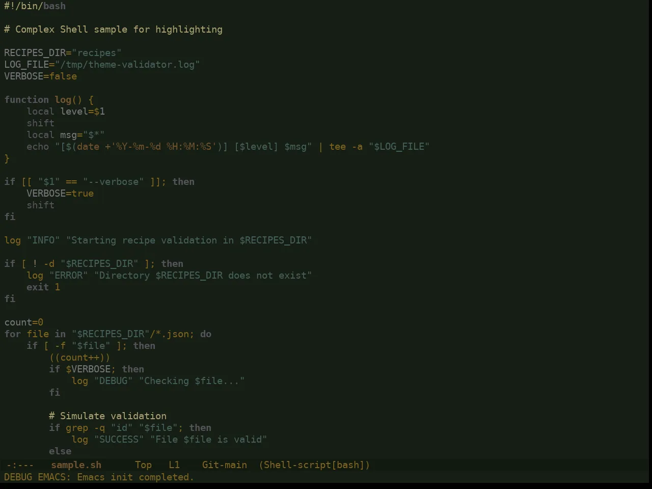 Ewal Dkeg Forst Theme in sh-mode