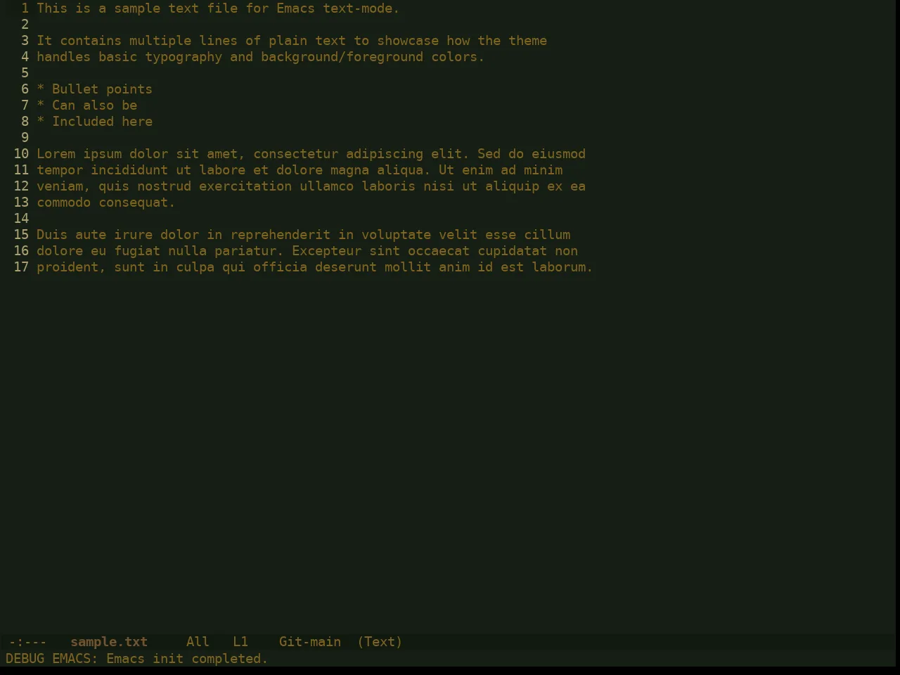 Ewal Dkeg Forst Theme in text-mode