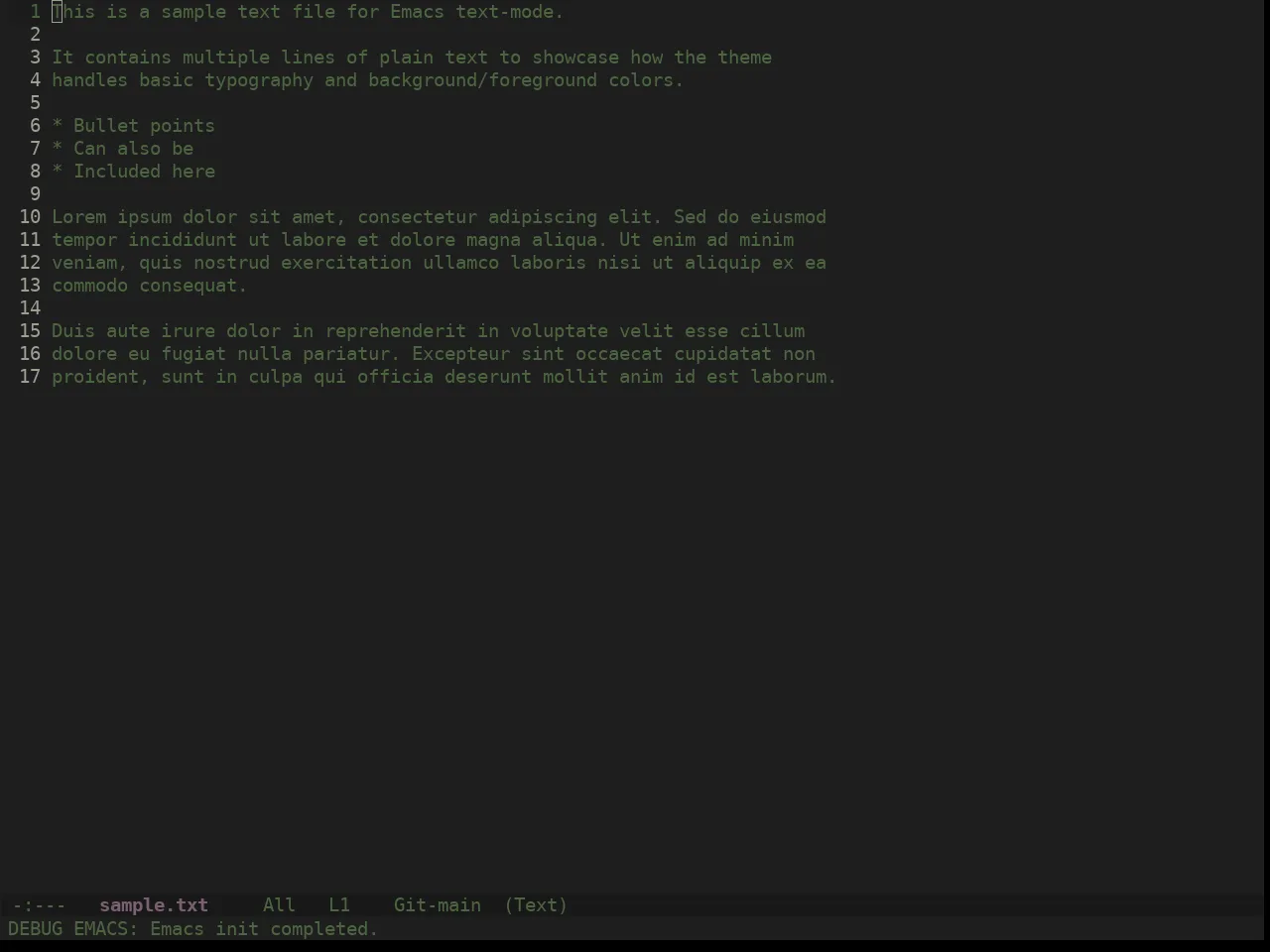 Ewal Dkeg Fury Theme in text-mode