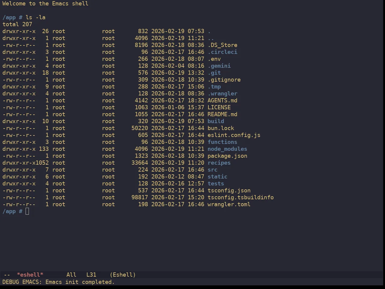 Ewal Dkeg Kit Theme in eshell