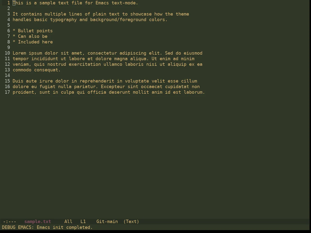 Ewal Dkeg Leaf Theme in text-mode