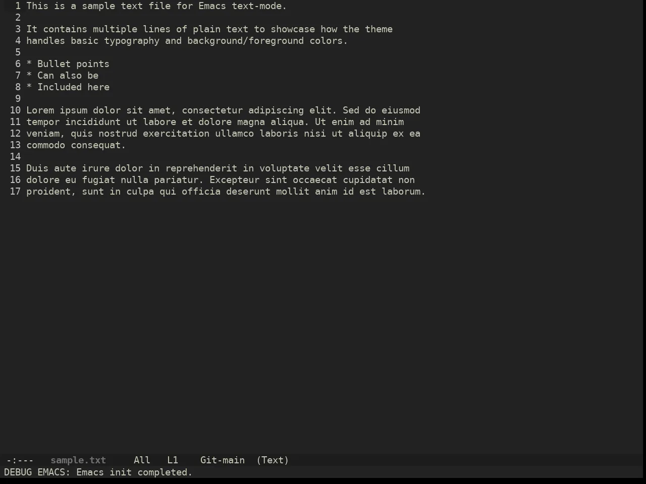 Ewal Dkeg Link Theme in text-mode