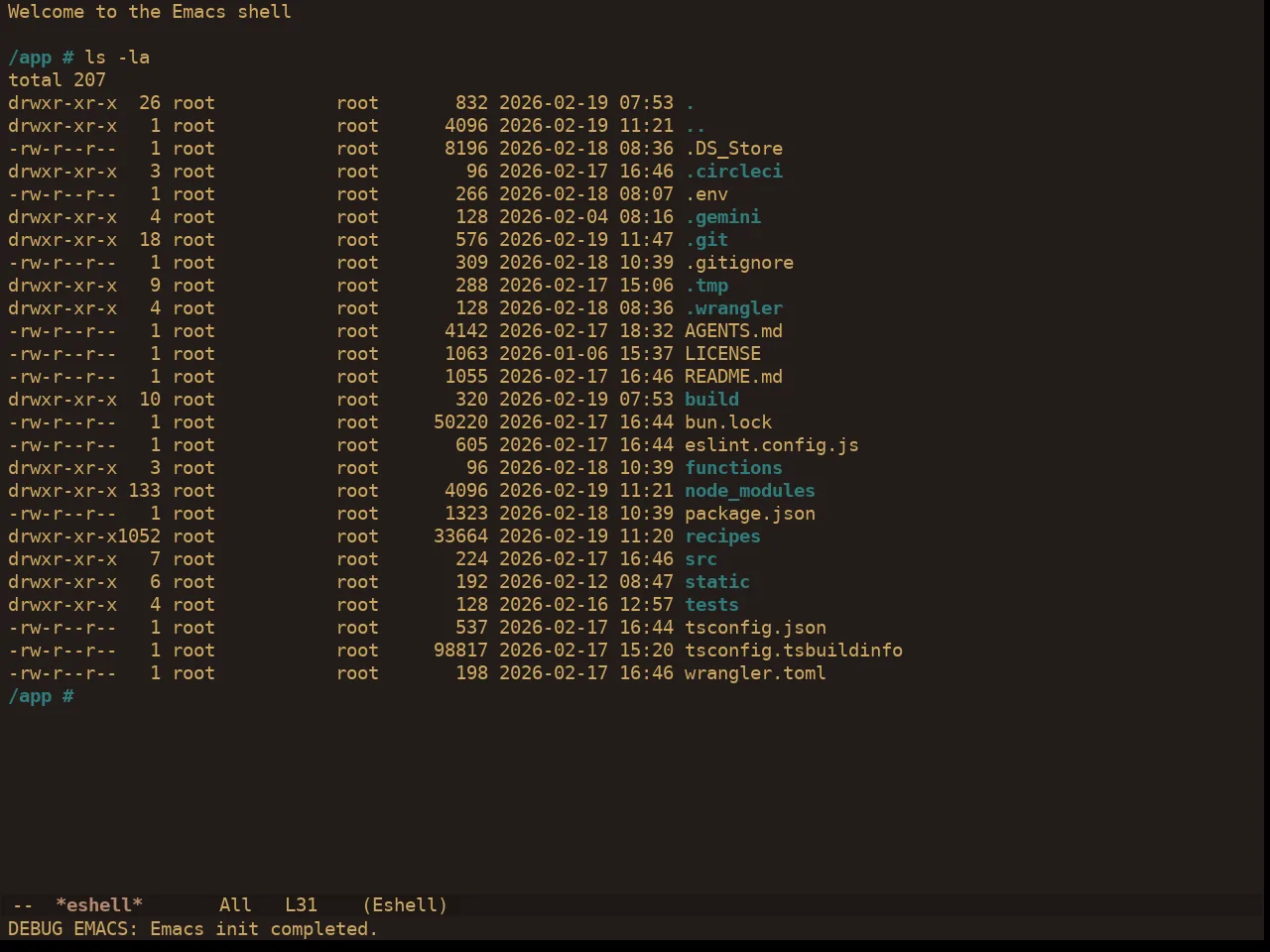 Ewal Dkeg Novmbr Theme in eshell