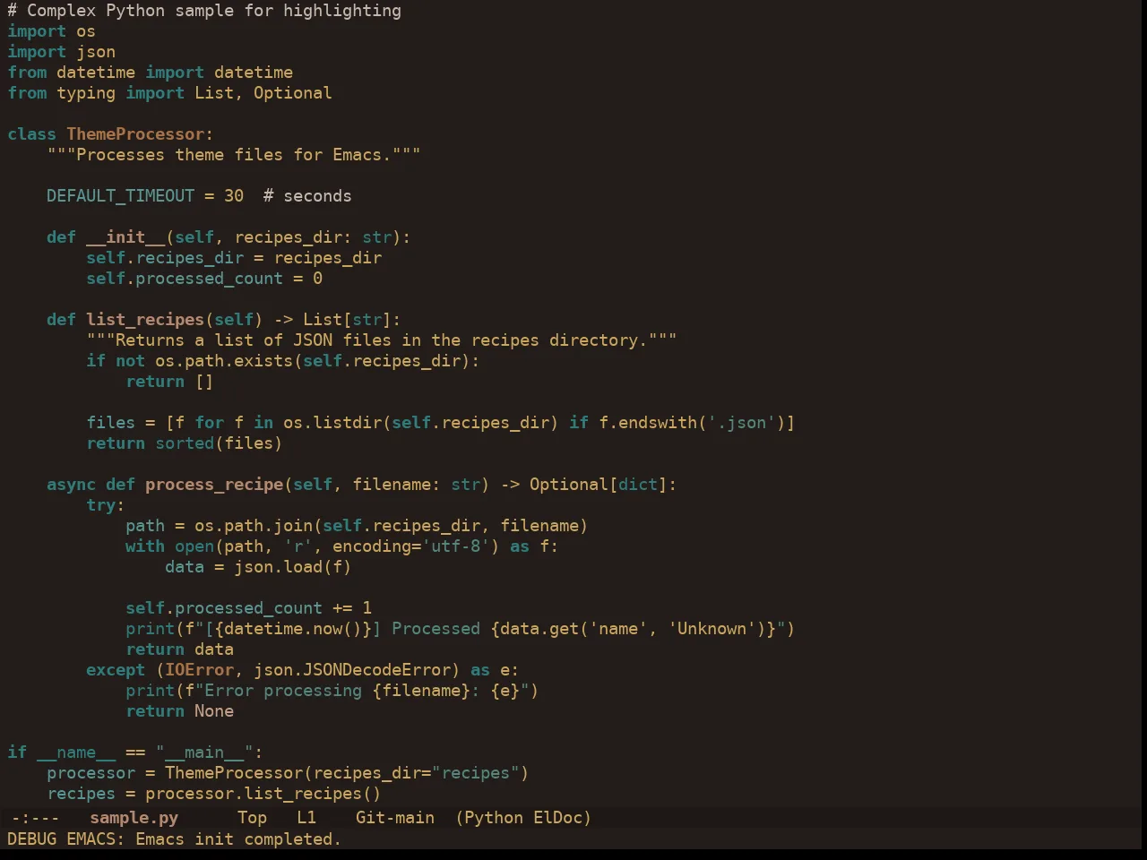 Ewal Dkeg Novmbr Theme in python-mode