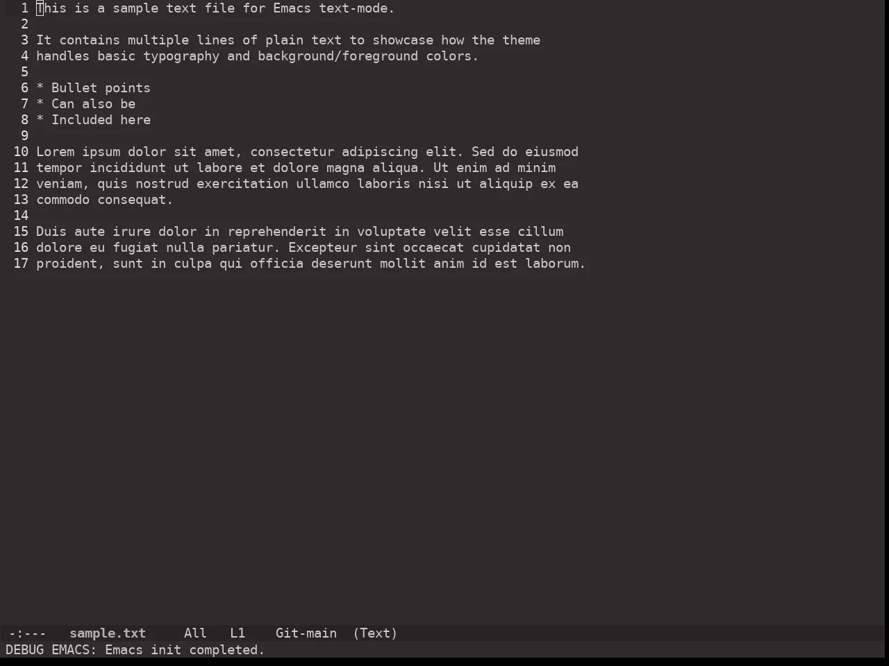 Ewal Dkeg Owl Theme in text-mode