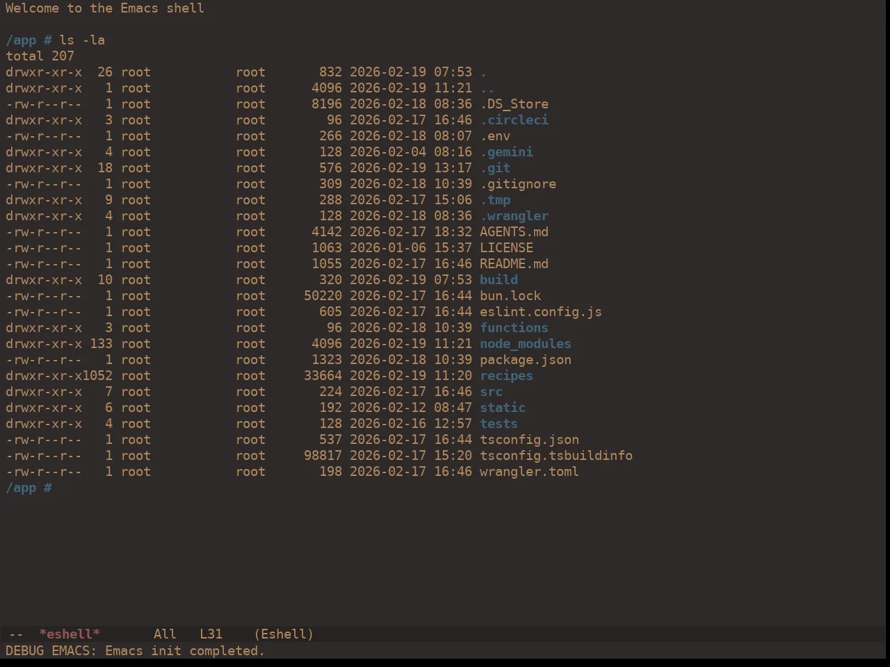 Ewal Dkeg Paints Theme in eshell