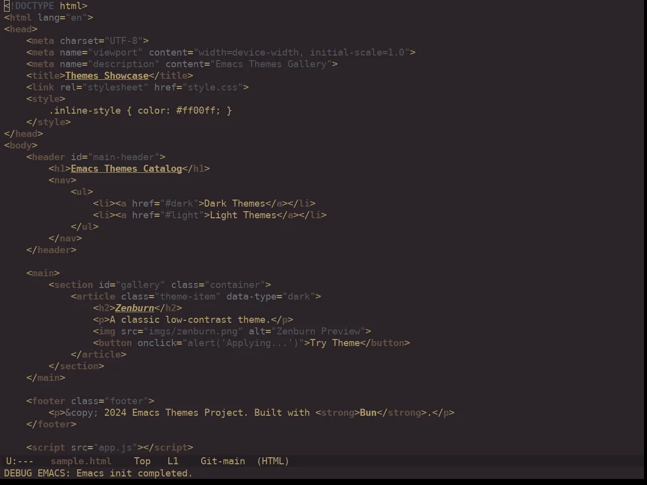 Ewal Dkeg Parkd Theme in html-mode