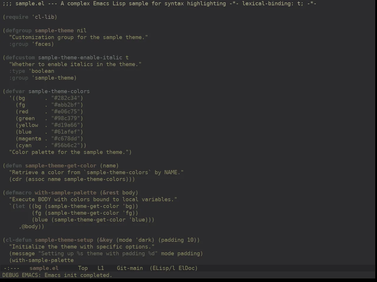 Ewal Dkeg Pastely Theme in emacs-lisp-mode