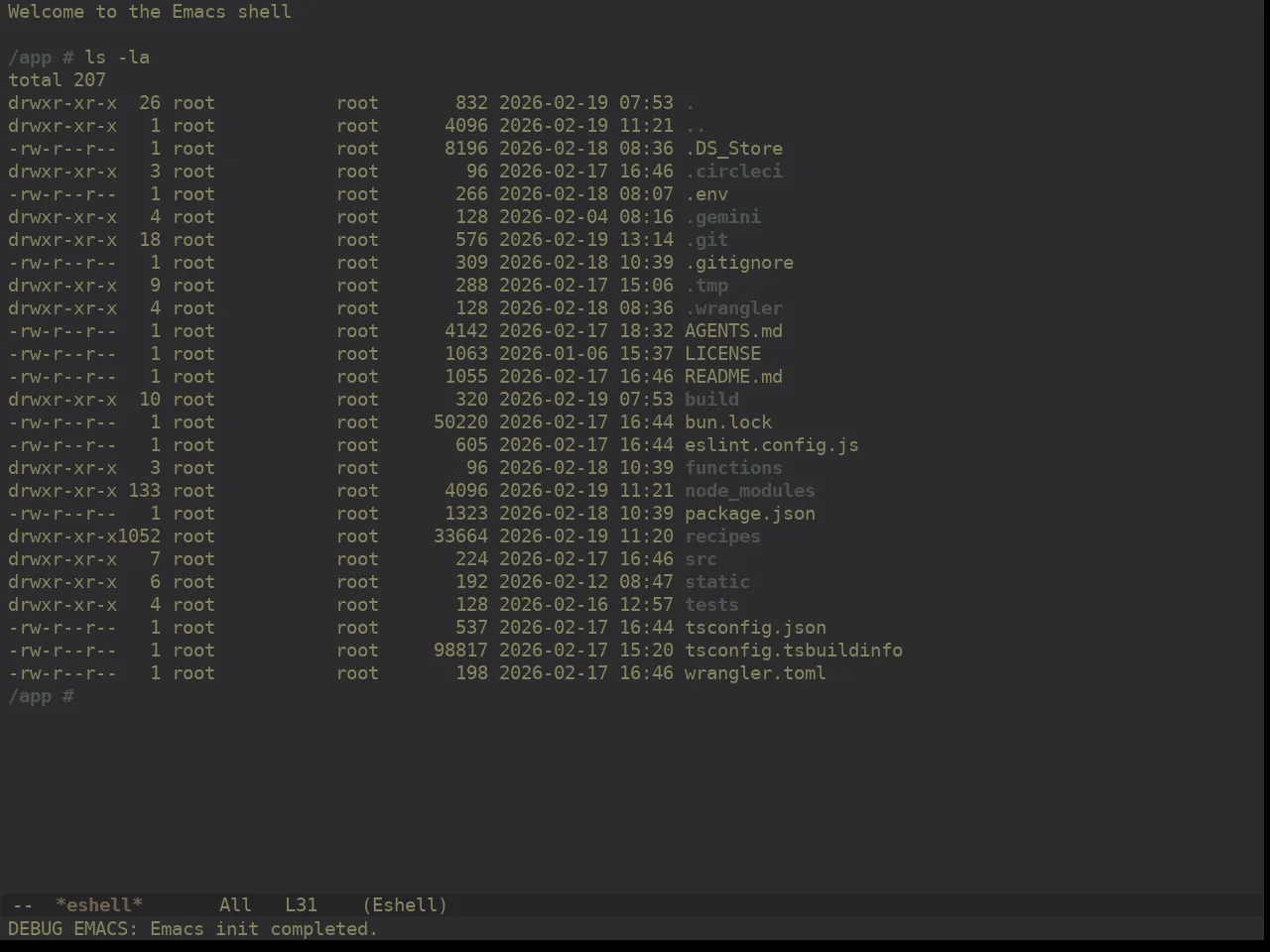 Ewal Dkeg Pastely Theme in eshell