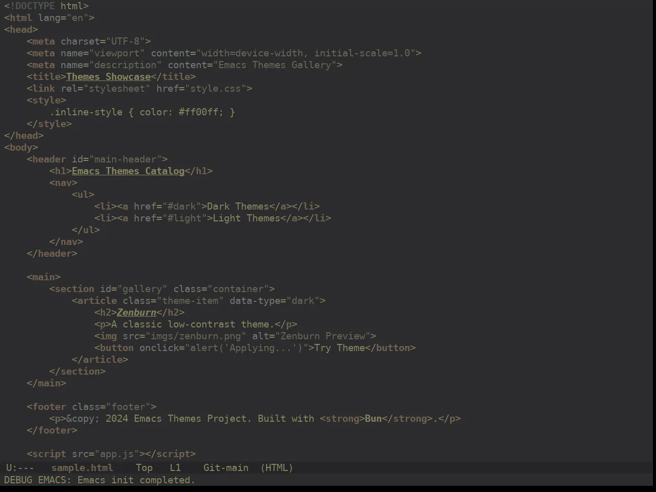 Ewal Dkeg Pastely Theme in html-mode