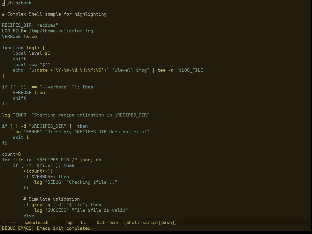 Ewal Dkeg Poly Theme in sh-mode