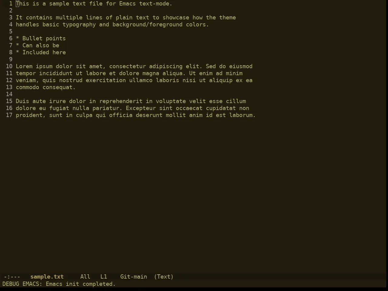 Ewal Dkeg Poly Theme in text-mode