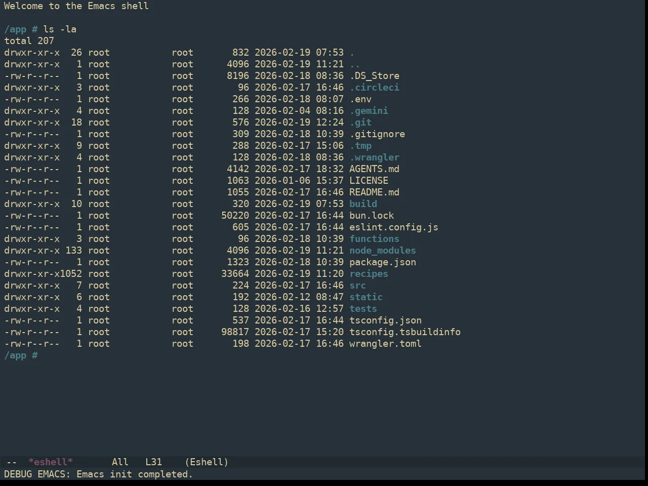 Ewal Dkeg Prevail Theme in eshell