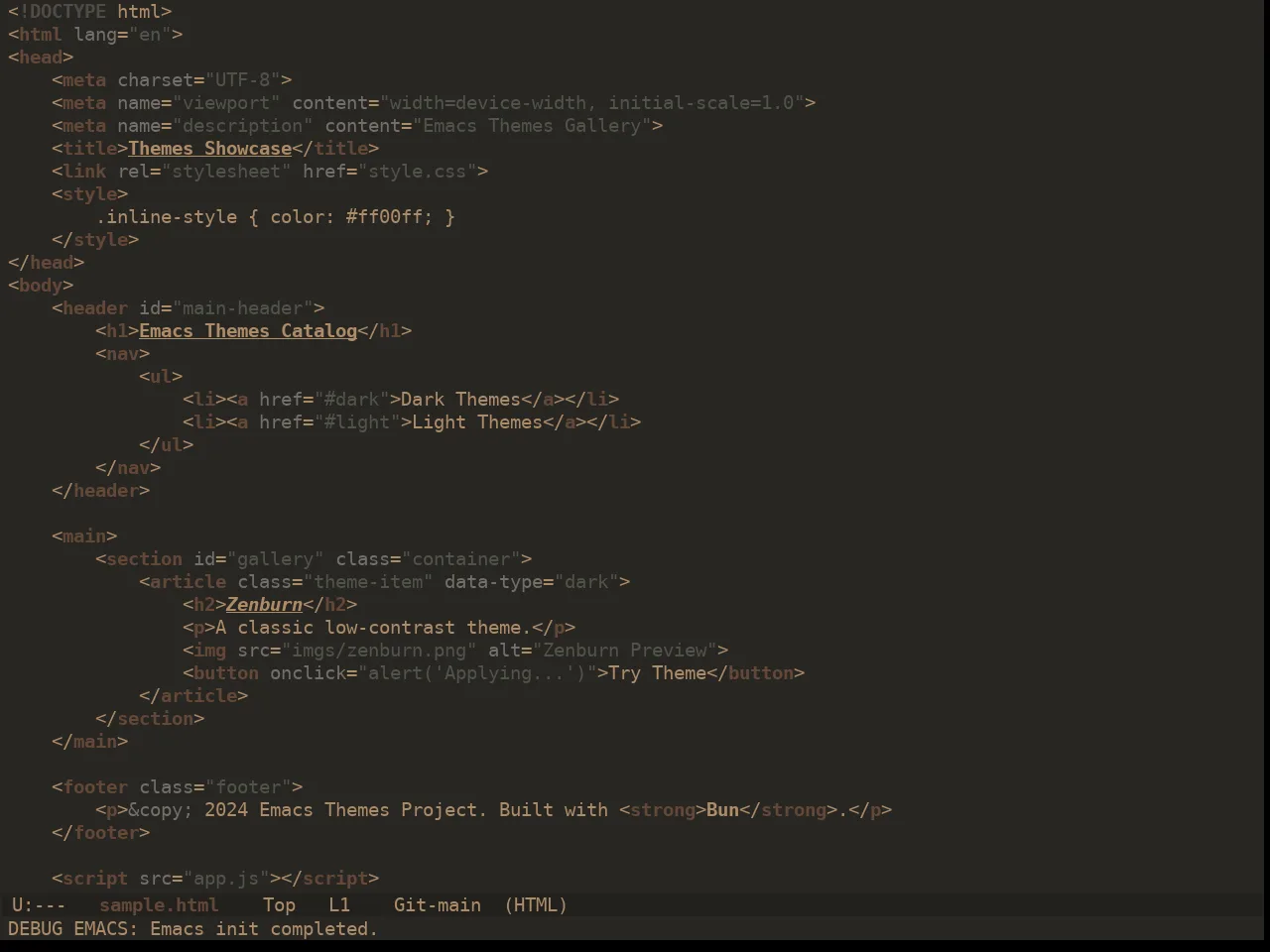 Ewal Dkeg Raild Theme in html-mode