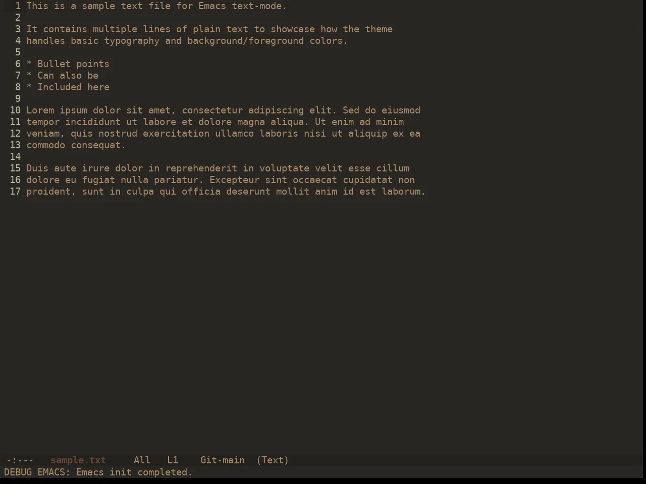 Ewal Dkeg Raild Theme in text-mode