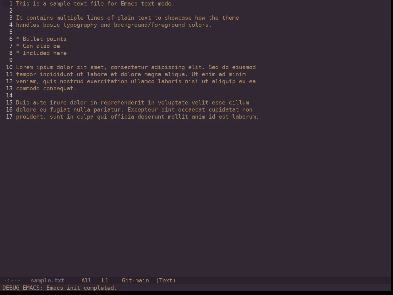 Ewal Dkeg Relax Theme in text-mode