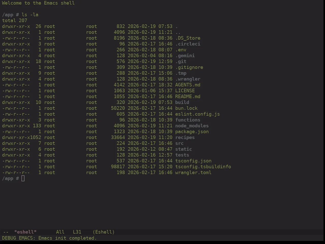 Ewal Dkeg Scag Theme in eshell