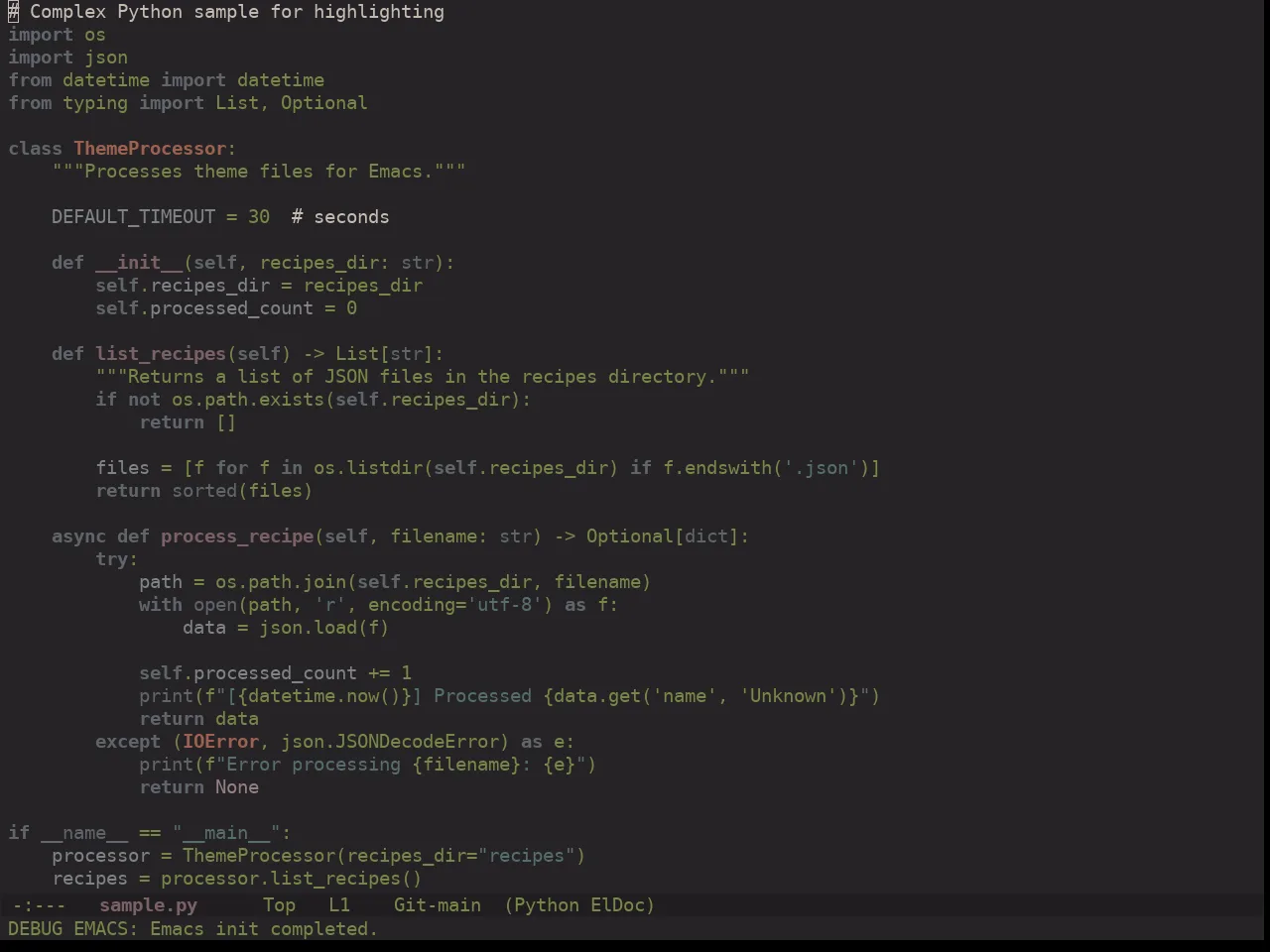 Ewal Dkeg Scag Theme in python-mode