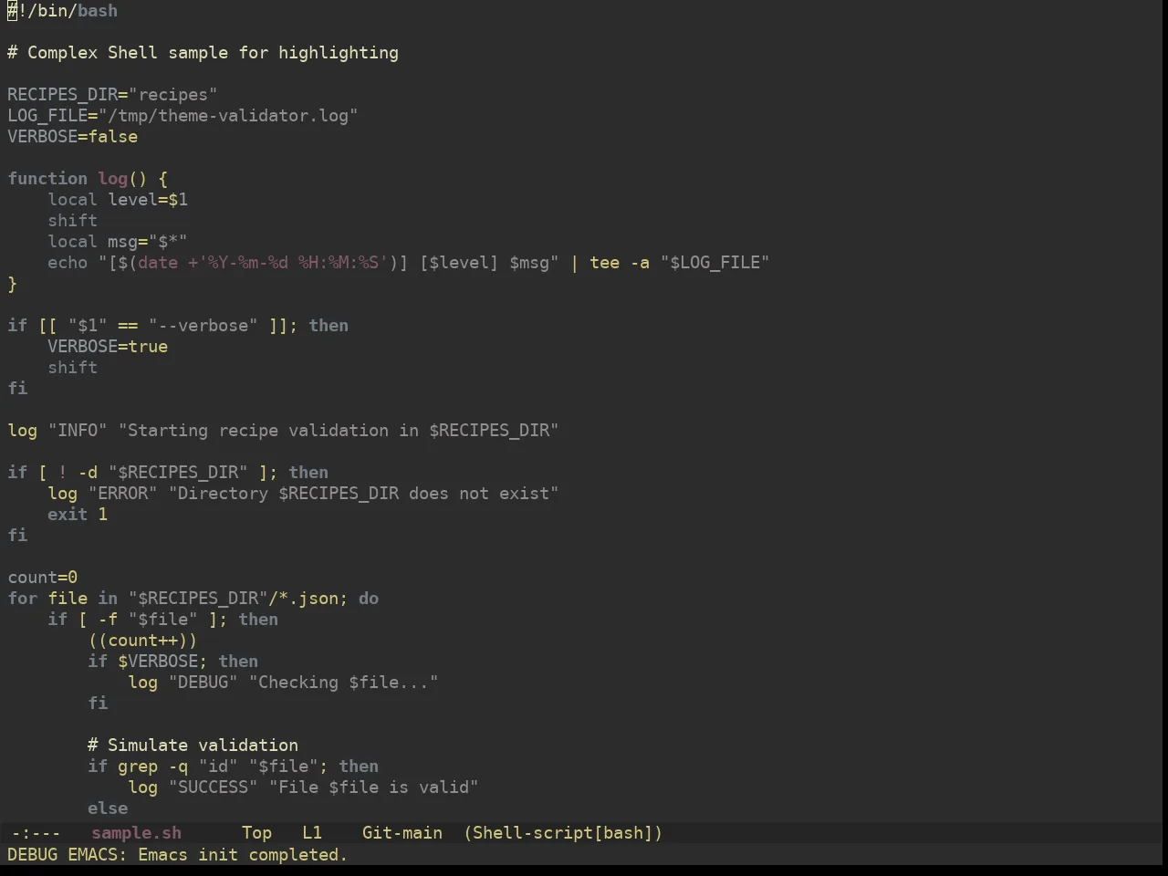 Ewal Dkeg Shade Theme in sh-mode