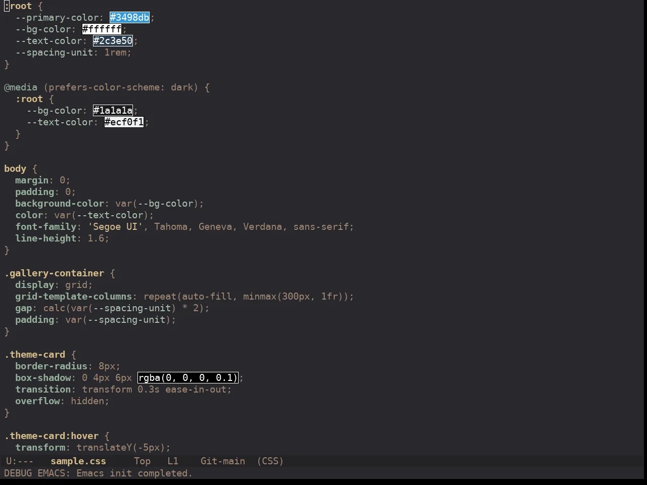 Ewal Dkeg Simplicity Theme in css-mode