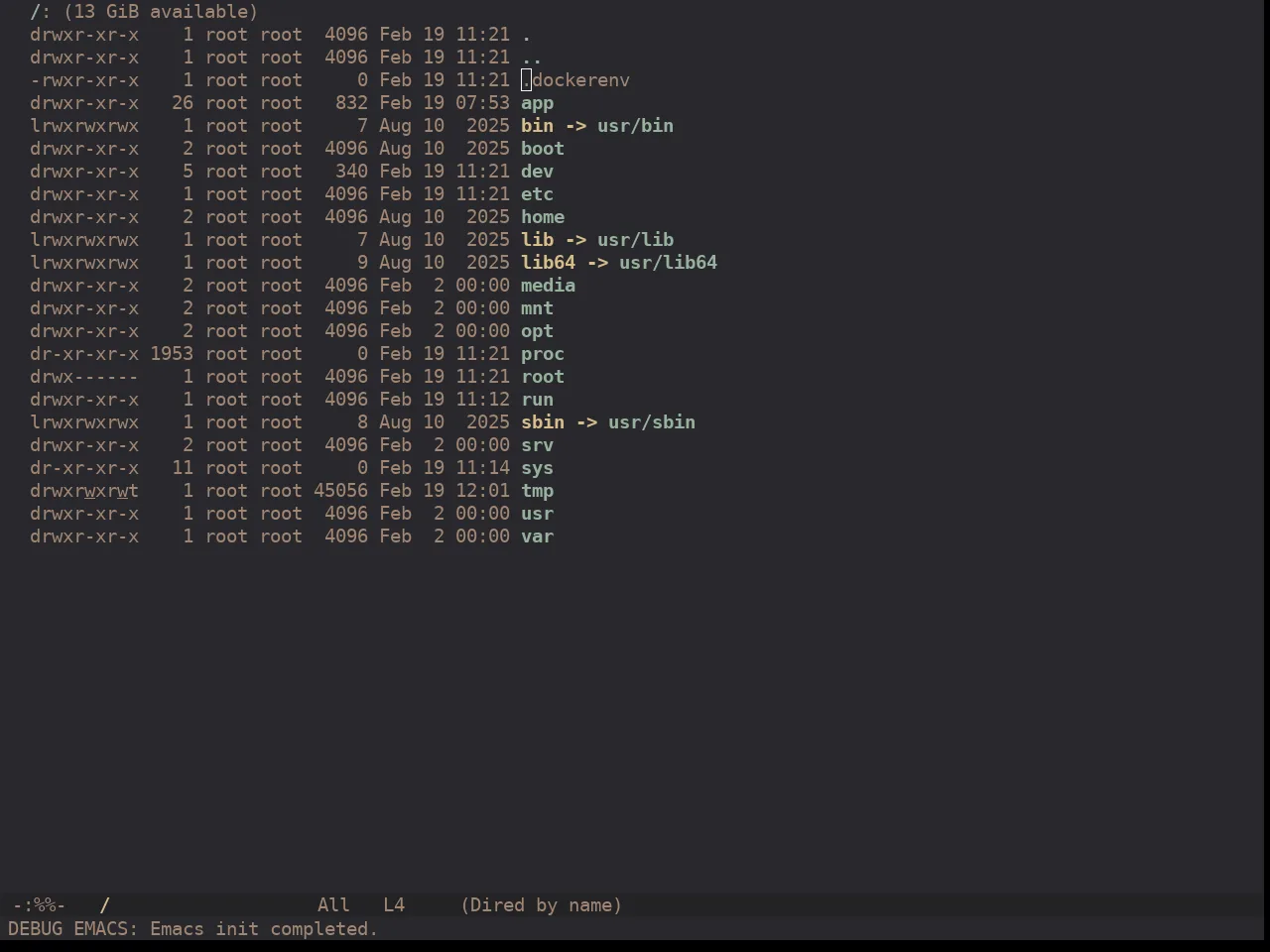 Ewal Dkeg Simplicity Theme in dired