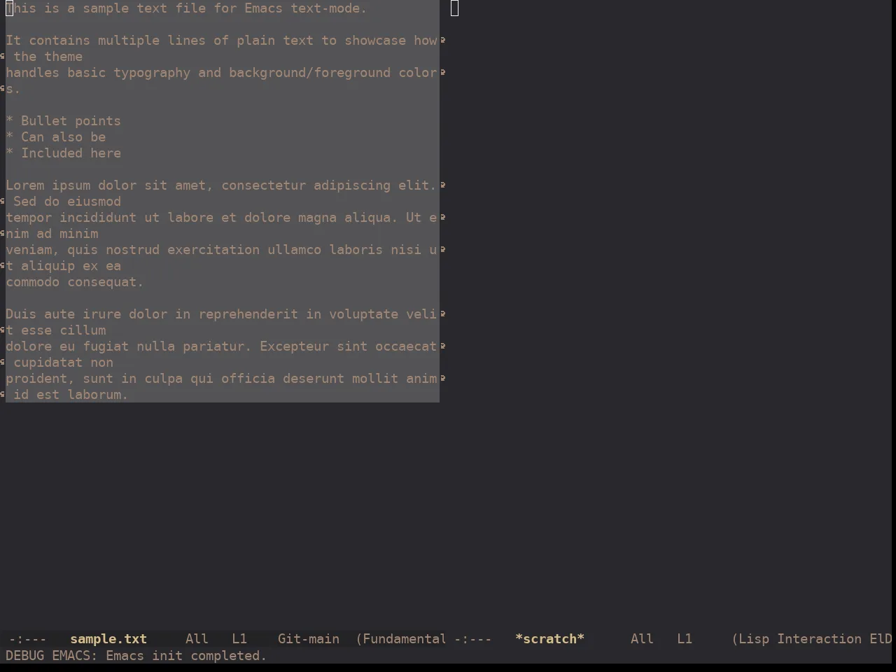 Ewal Dkeg Simplicity Theme in fundamental-mode