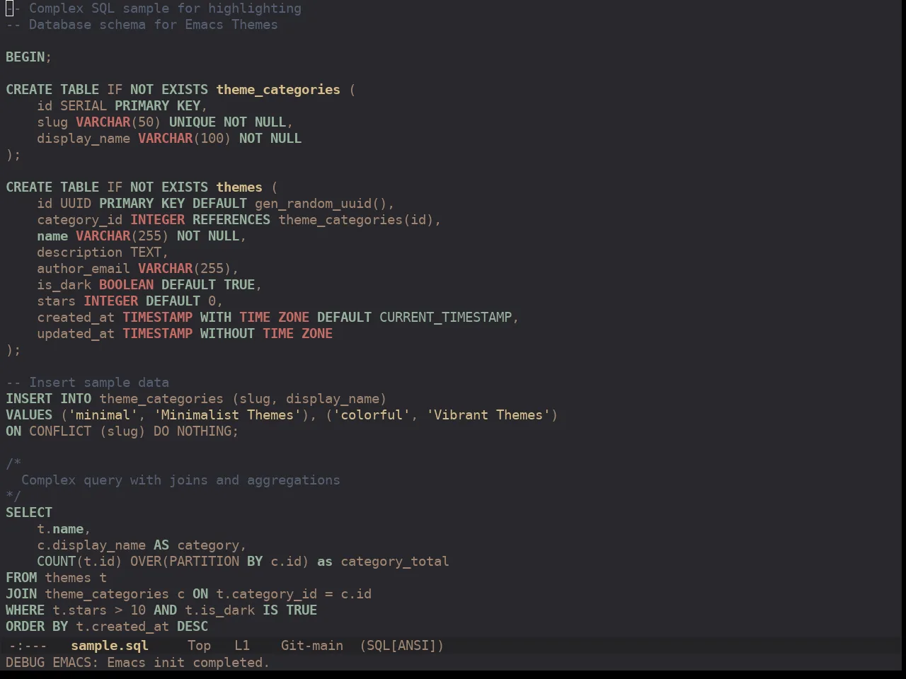 Ewal Dkeg Simplicity Theme in sql-mode