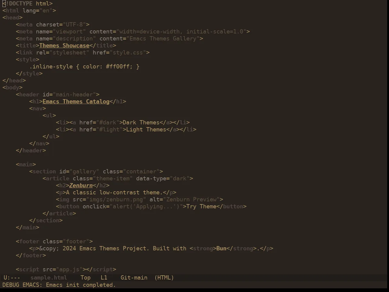 Ewal Dkeg Soundwave Theme in html-mode