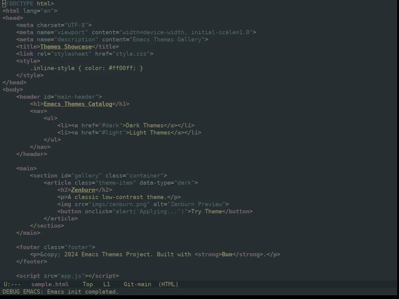 Ewal Dkeg Spire Theme in html-mode