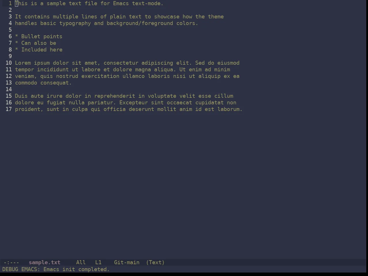 Ewal Dkeg Sprout Theme in text-mode
