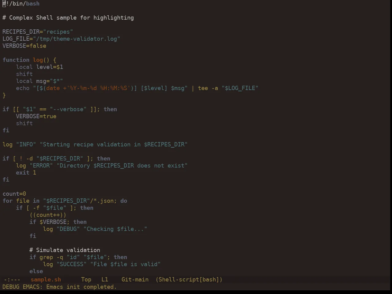 Ewal Dkeg Squares Theme in sh-mode