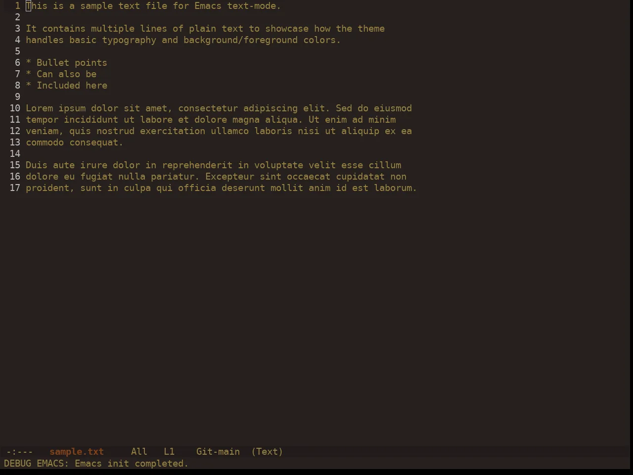 Ewal Dkeg Squares Theme in text-mode