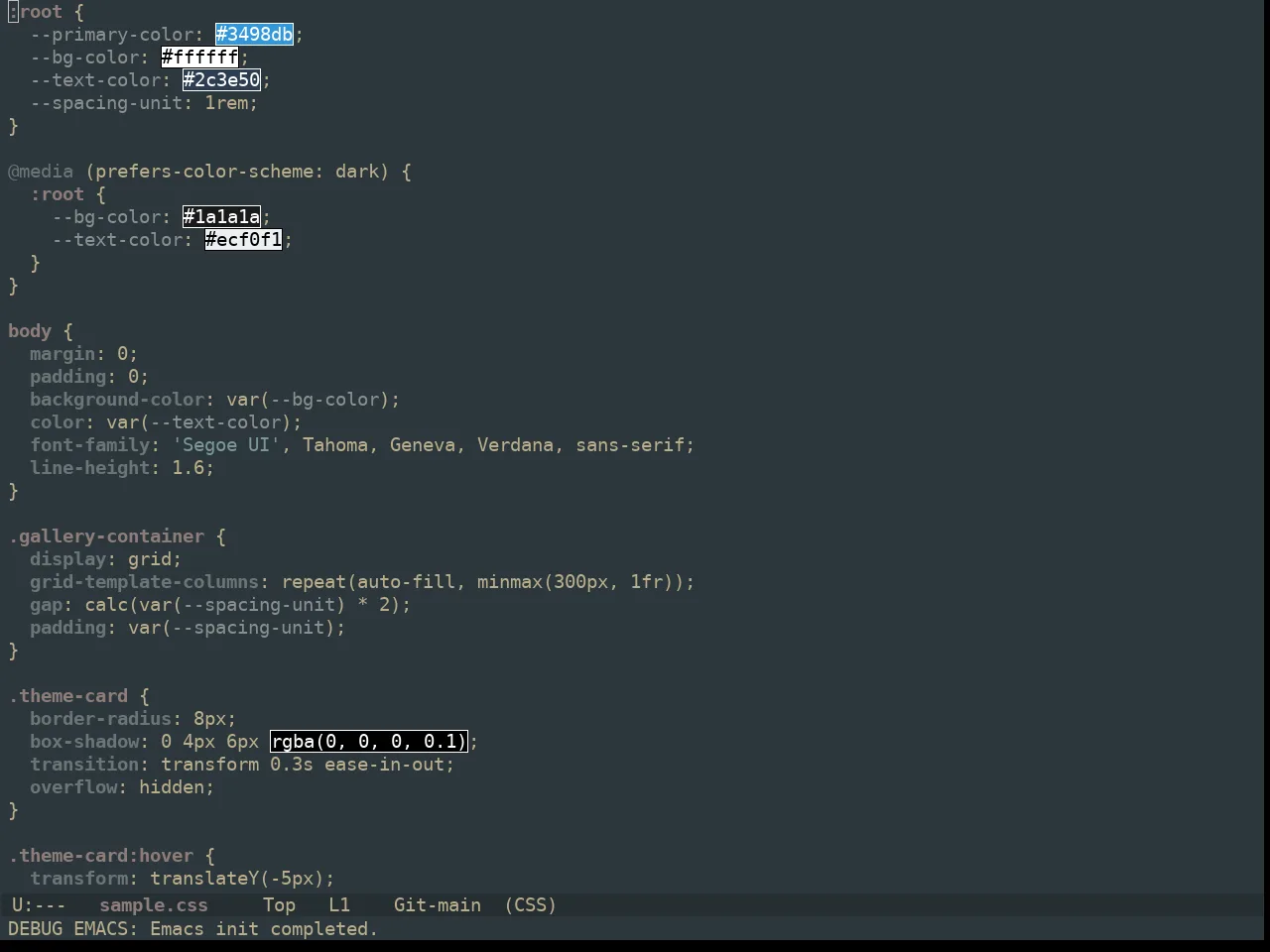 Ewal Dkeg Stv Theme in css-mode