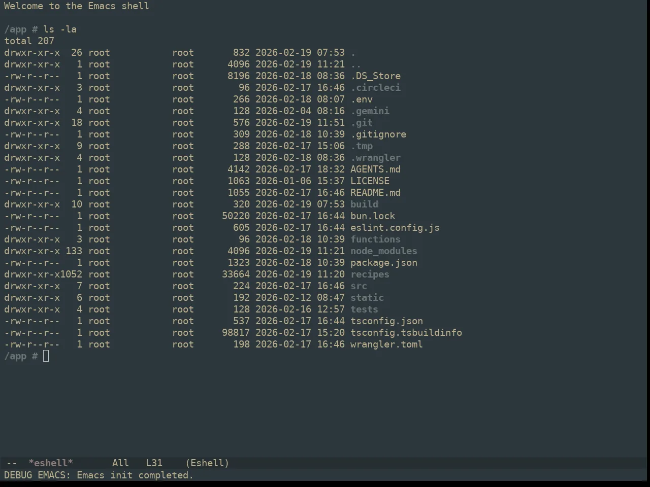 Ewal Dkeg Stv Theme in eshell
