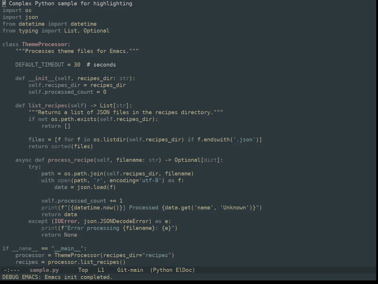 Ewal Dkeg Stv Theme in python-mode
