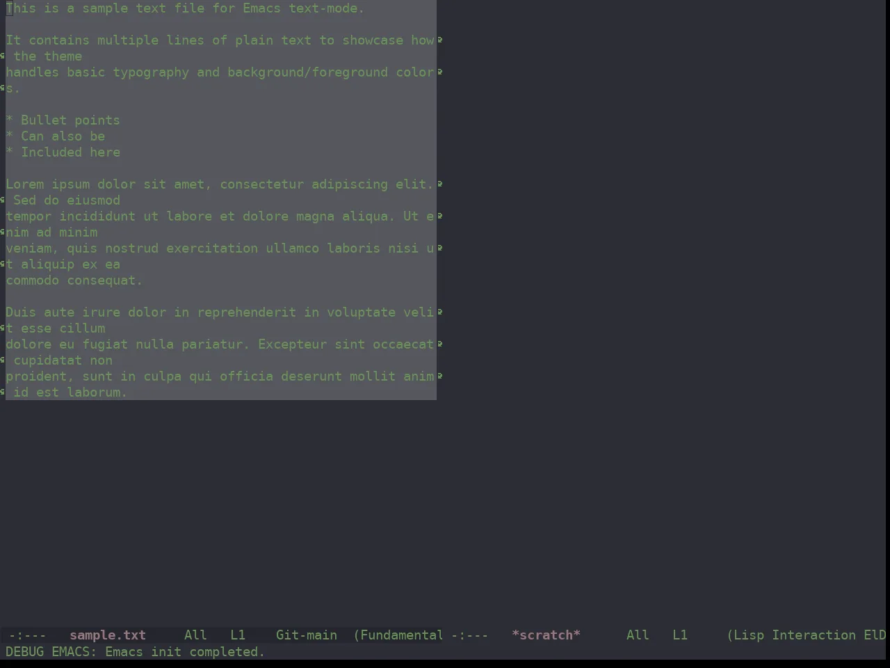 Ewal Dkeg Subtle Theme in fundamental-mode