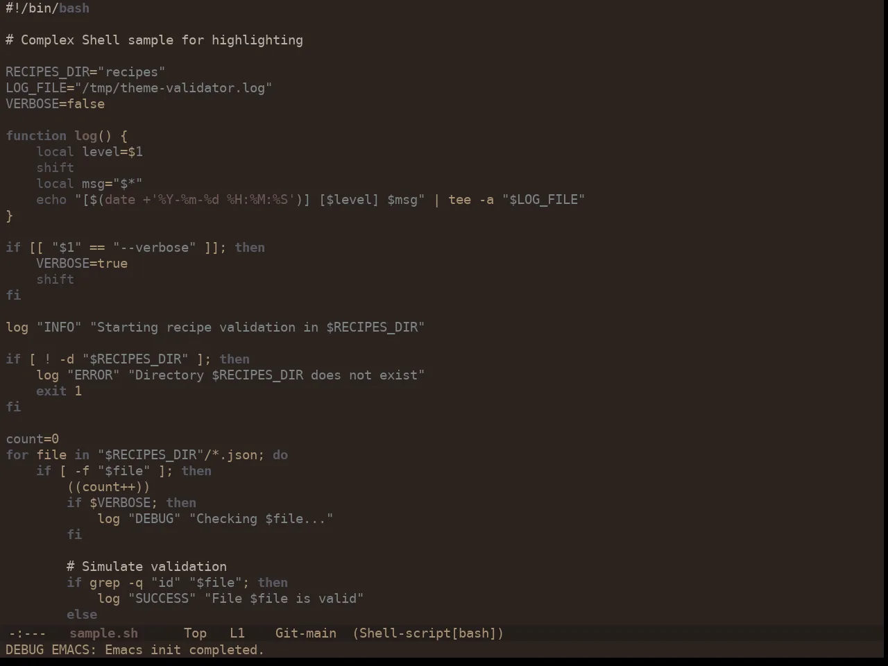 Ewal Dkeg Sundr Theme in sh-mode
