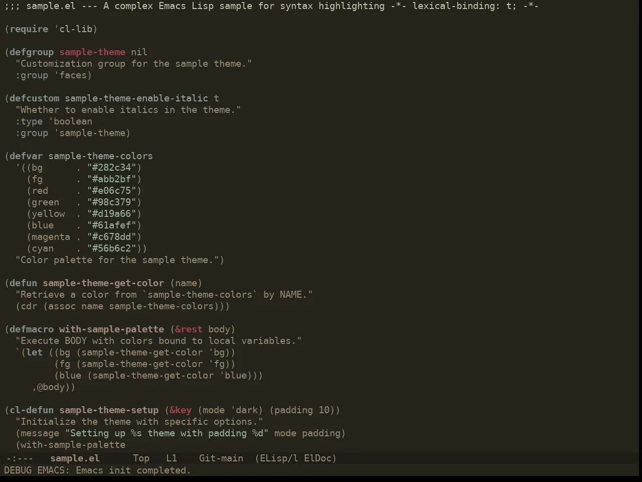 Ewal Dkeg Tealights Theme in emacs-lisp-mode