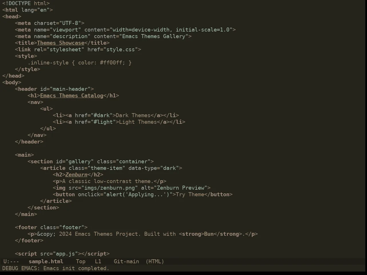 Ewal Dkeg Tealights Theme in html-mode