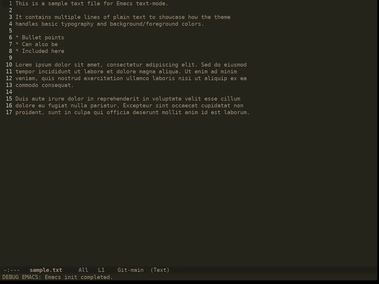 Ewal Dkeg Tealights Theme in text-mode