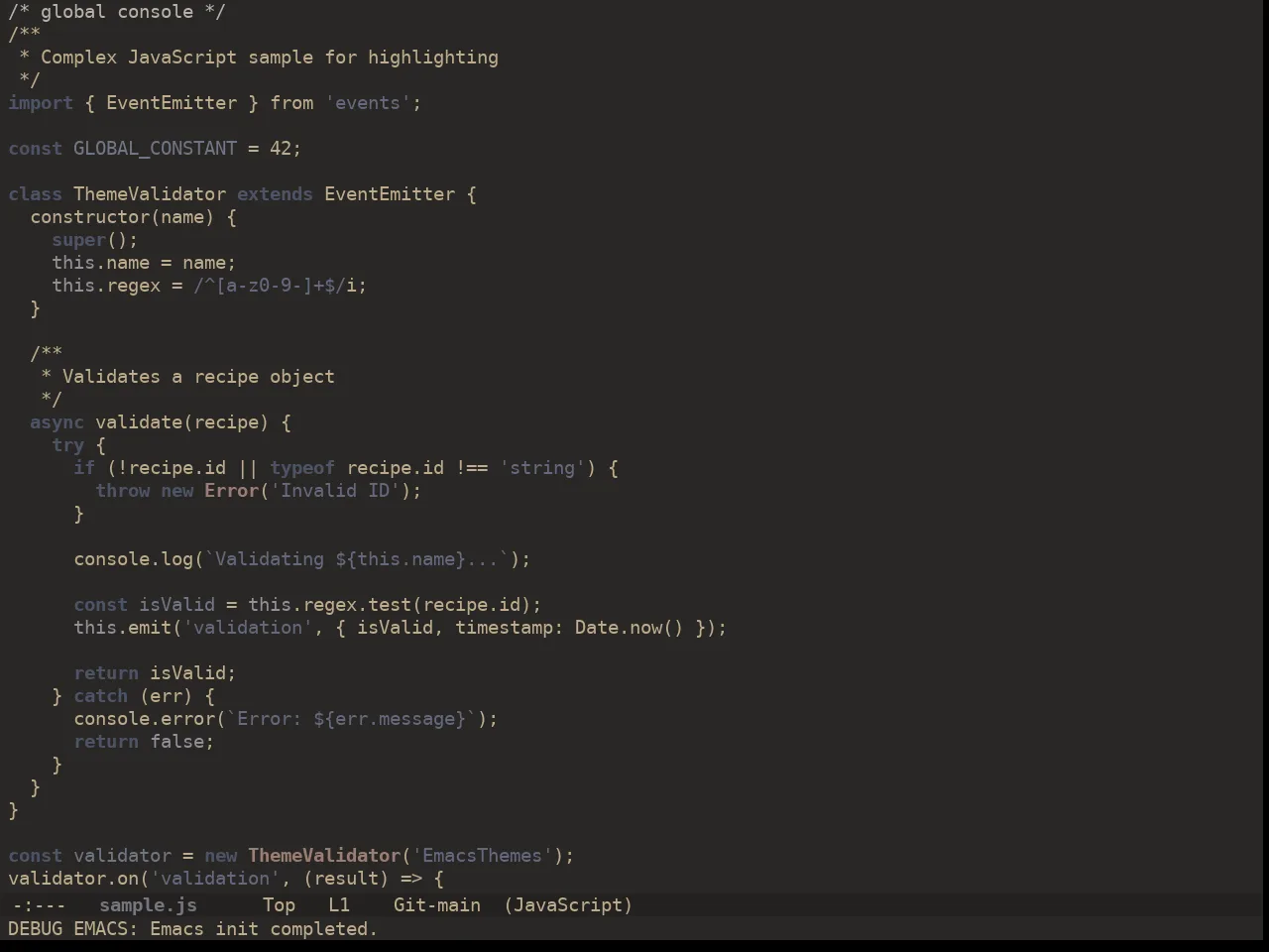 Ewal Dkeg Transposet Theme in javascript-mode