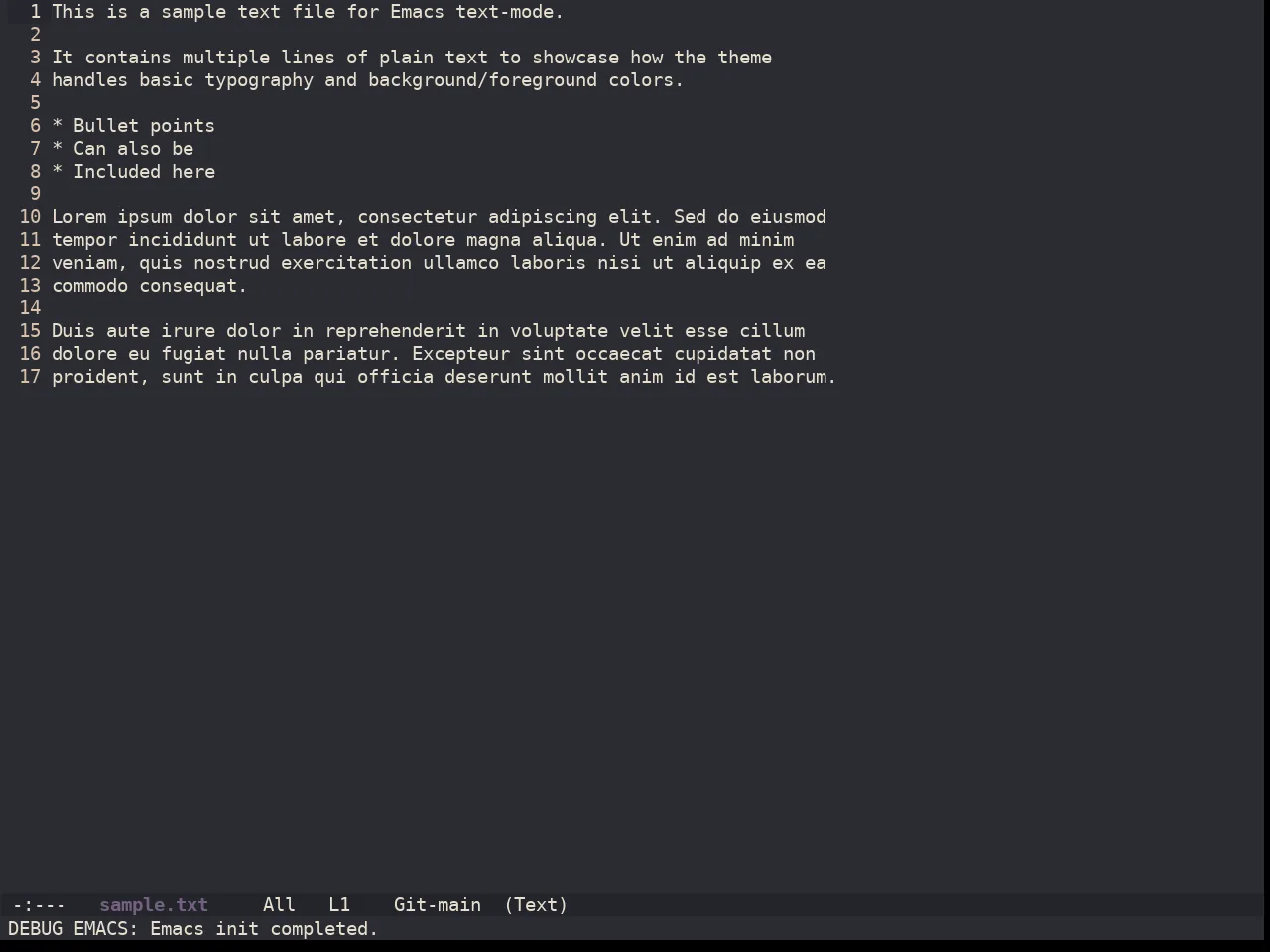 Ewal Dkeg Vans Theme in text-mode