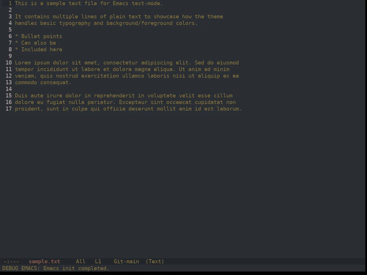 Ewal Dkeg View Theme in text-mode