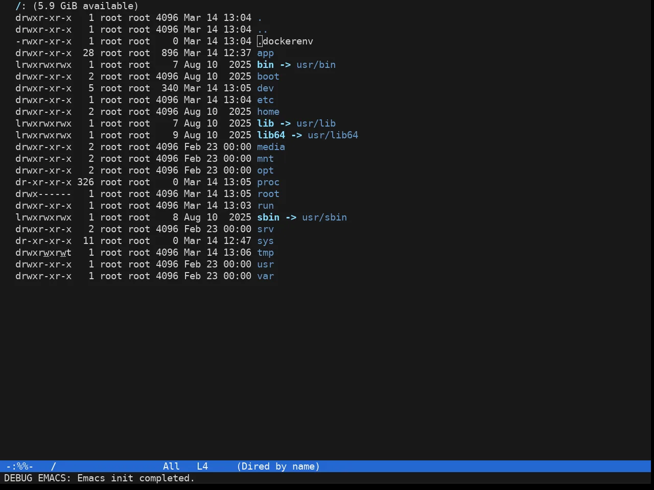 Doom 1337 Theme in dired