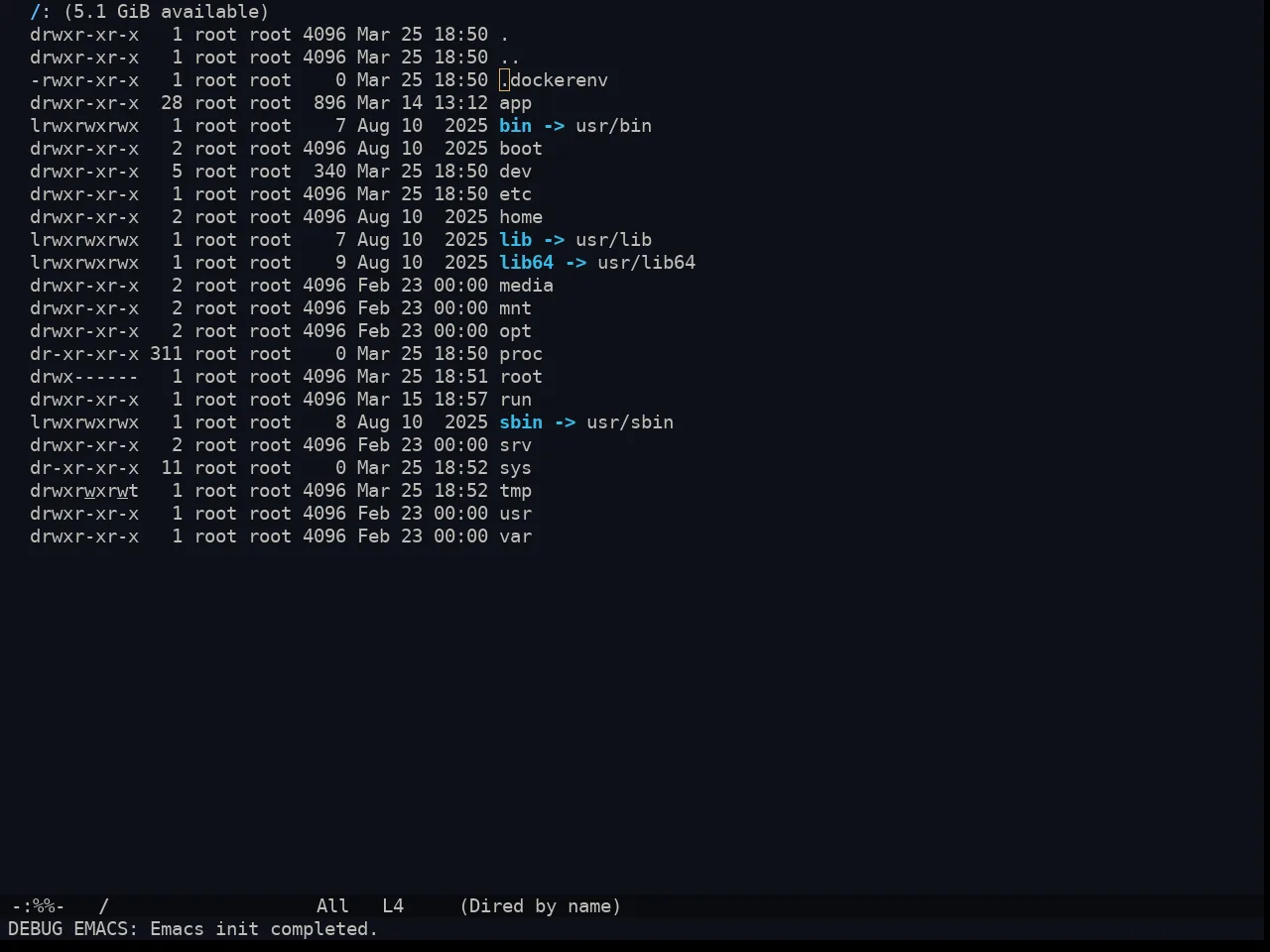 Doom Ayu Dark Theme in dired